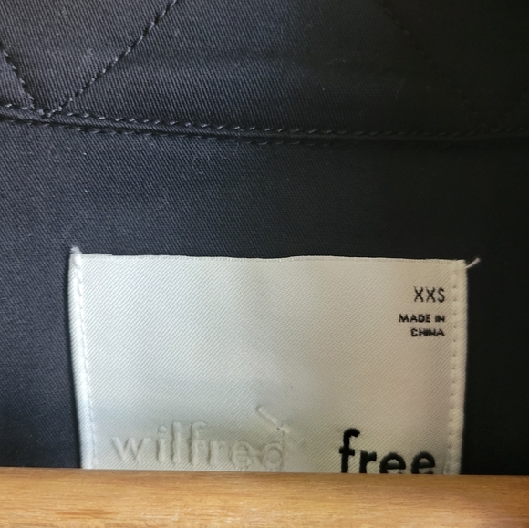 ARITZIA Wilfred Free Ganna Shirt Jacket XXS Plaid Wool Blend Oversized - Picture 4 of 7